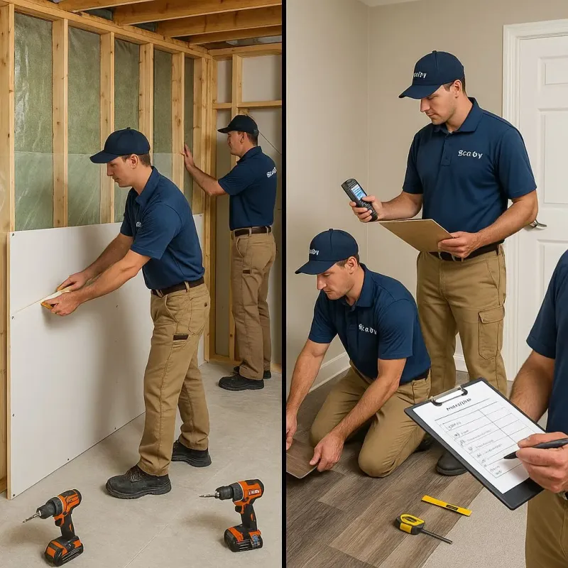 Repairs and Reconstruction process in South Glens Falls, NY